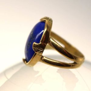 gold lapis lazuli ring yorgo